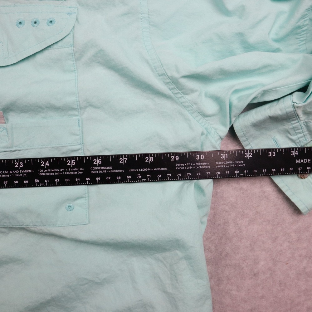 Columbia PFG Shirt Mens 3XL Performance Fishing Vented Button Up Long Sleeve - Picture 7 of 12